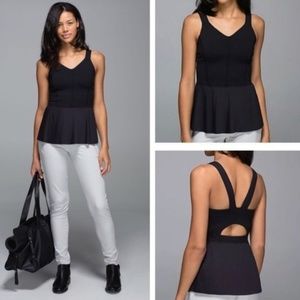 lululemon athletica Black Tank Top